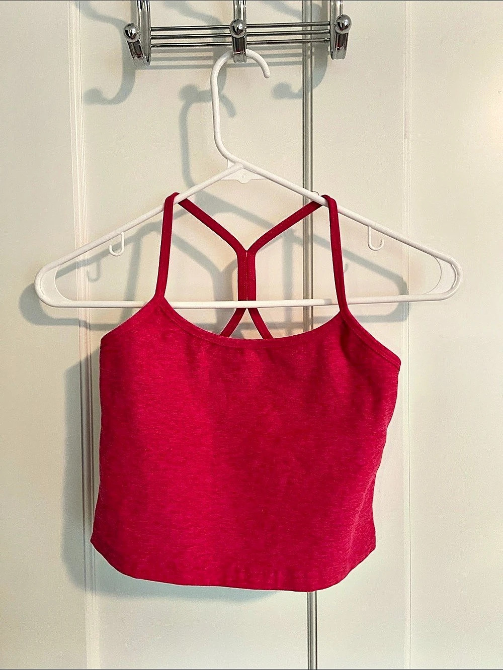 Beyond Yoga Power Y Tank Pink Camisole